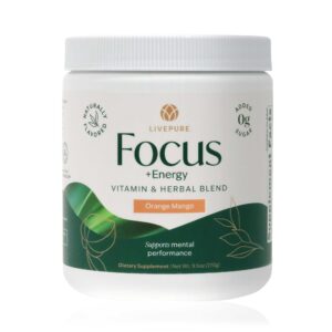 Focus + Energy Tub, Orange Mango